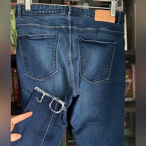 Zara Dark Blue Denim Jeans